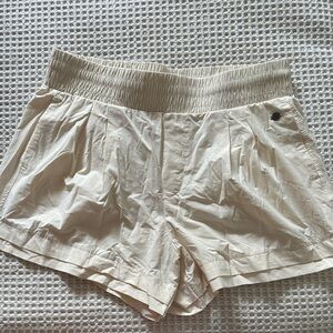 Calia Cream/White Women's hemmed Shorts